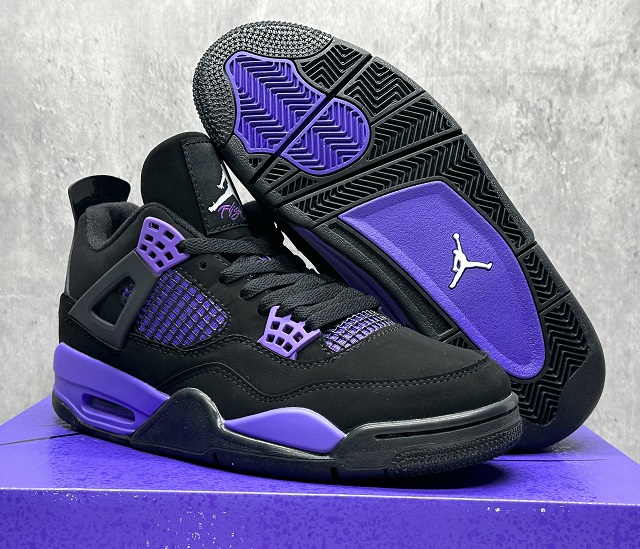 Air Jordan 4 Cement 2024 Purple Thunder